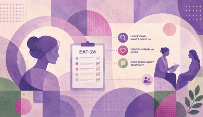 Magnolia Creek - blog featured image - geometric painting of eat-26 outcomes
